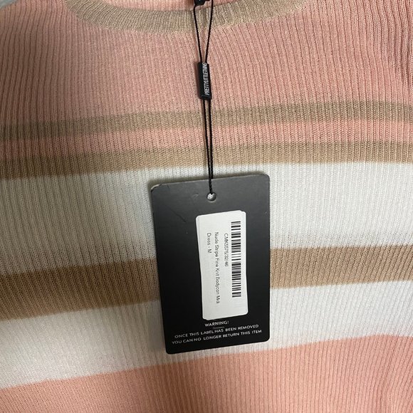 Pretty Little Thing Striped Knit Maxi Dress - Picture 4 of 4